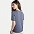 BLUSA HERING MANGA CURTA VISCOSE E POLIAMIDA TRICO AZUL FEMININO ADULTO - Imagem 2