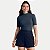 BLUSA LUNENDER MANGA CURTA MALHA CANELADA AZUL MARINHO FEMININO ADULTO - Imagem 1