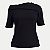 BLUSA LUNENDER MANGA CURTA MALHA PRETO FEMININO ADULTO - Imagem 1