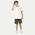 CONJUNTO VERÃO ALAKAZOO BERMUDA E CAMISETA MALHA OFFWHITE MASCULINO INFANTIL - Imagem 1