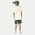 CONJUNTO VERÃO ALAKAZOO BERMUDA E CAMISETA MALHA OFFWHITE MASCULINO INFANTIL - Imagem 2
