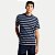 CAMISETA HERING MANGA CURTA COMFORT ALGODÃO LISTRADA AZUL MARINHO MASCULINO ADULTO - Imagem 1