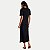 VESTIDO HERING MANGA CURTA MALHA MIDI PRETO FEMININO ADULTO - Imagem 2