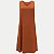VESTIDO LUNENDER REGATA TECIDO PLANO LARANJA FEMININO ADULTO - Imagem 2