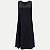 VESTIDO LUNENDER REGATA TECIDO PLANO PRETO FEMININO ADULTO - Imagem 1