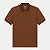 POLO FICO MANGA CURTA COMFORT MALHA COM VIVO CARAMELO MASCULINO ADULTO - Imagem 2