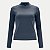 BLUSA LUNENDER MANGA LONGA MALHA GOLA ALTA AZUL FEMININO ADULTO - Imagem 1