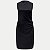 VESTIDO LUNENDER REGATA MAIS MULHER MALHA PRETO FEMININO ADULTO - Imagem 1