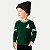 CAMISETA ALAKAZOO MANGA LONGA COMFORT ALGODÃO SILKADO VERDE MASCULINO INFANTIL - Imagem 1