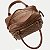 BOLSA RAFITTHY 2 TIPOS DE ALÇA SINTÉTICA MARROM FEMININO ADULTO - Imagem 4