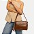 BOLSA RAFITTHY 2 TIPOS DE ALÇA SINTÉTICA MARROM FEMININO ADULTO - Imagem 1