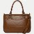 BOLSA RAFITTHY 2 TIPOS DE ALÇA SINTÉTICA MARROM FEMININO ADULTO - Imagem 2