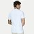 CAMISETA VIDE BULA MANGA CURTA SLIM ALGODÃO E ELASTANO BRANCO MASCULINO  ADULTO - Imagem 2