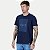 CAMISETA VIDE BULA MANGA CURTA SLIM ALGODÃO SILKADA AZUL MARINHO MASCULINO ADULTO - Imagem 1