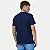 CAMISETA VIDE BULA MANGA CURTA SLIM ALGODÃO SILKADA AZUL MARINHO MASCULINO ADULTO - Imagem 2