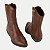 BOTA PINK CATS CANO BAIXO TEXANA CAFÉ FEMININO ADULTO - Imagem 4