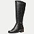 BOTA PEGADA CANO LONGO COURO MONTARIA PRETO FEMININO ADULTO - Imagem 3