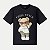 BLUSA LUNENDER HITS MANGA CURTA T-SHIRT ALGODÃO SILKADA PRETO FEMININO INFANTIL - Imagem 2