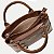 BOLSA RAFITTHY 2 TIPOS DE ALÇA SINTÉTICO MARROM FEMININO ADULTO - Imagem 4