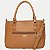 BOLSA RAFITTHY 2 TIPOS DE ALÇA SINTÉTICO CARAMELO FEMININO ADULTO - Imagem 3