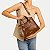 BOLSA RAFITTHY 2 TIPOS DE ALÇA SINTÉTICO MARROM FEMININO ADULTO - Imagem 1