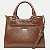 BOLSA RAFITTHY 2 TIPOS DE ALÇA SINTÉTICO MARROM FEMININO ADULTO - Imagem 3