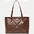 BOLSA RAFITTHY OMBRO SINTÉTICO MARROM ESCURO FEMININO ADULTO - Imagem 2