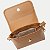 BOLSA RAFITTHY TRANSVERSAL SINTÉTICO CARAMELO FEMININO ADULTO - Imagem 3