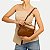 BOLSA RAFITTHY TRANSVERSAL SINTÉTICO MARROM FEMININO ADULTO - Imagem 1