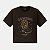 BLUSA LUNENDER HITS MANGA CURTA TSHIRT ALGODÃO MARROM SILKADA FEMININO INFANTIL - Imagem 1