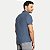 CAMISA PITT MANGA CURTA SLIM VISCOSE AZUL MARINHO MASCULINO ADULTO - Imagem 2
