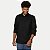 CAMISA PITT MANGA LONGA COMFORT LISO PRETO MASCULINO ADULTO - Imagem 1