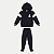 CONJUNTO INVERNO ALAKAZOO CALÇA E JAQUETA COM CAPUZ  MOLETOM PRETO MASCULINO INFANTIL - Imagem 1