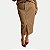SAIA LUNENDER BRIM COM ELASTANO MIDI  MARROM CLARO FEMININO ADULTO - Imagem 1