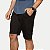 BERMUDA PITT BRIM COM ELASTANO ESPORTE PRETO MASCULINO ADULTO - Imagem 1