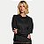BLUSA DOCE TRAMA MANGA LONGA TRICO MODAL PRETO FEMININO ADULTO - Imagem 1