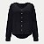 BLUSA LUNENDER MANGA LONGA VISCOSE PRETO FEMININO ADULTO - Imagem 1