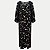 VESTIDO LUNENDER MANGA LONGA VISCOSE LONGO PRETO ESTAMPADO FEMININO ADULTO - Imagem 2