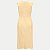 VESTIDO LUNENDER MANGA CURTA LINHO COM ELASTANO AMARELO FEMININO ADULTO - Imagem 2