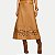 SAIA DOCE TRAMA POLIURETANO MIDI CARAMELO FEMININO ADULTO - Imagem 1