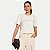 BLUSA DOCE TRAMA MANGA CURTA TSHIRT ALGODÃO SILKADA OFFWHITE FEMININA ADULTO - Imagem 1