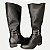 BOTA MODARE CANO LONGO MONTARIA PRETO FEMININO ADULTO - Imagem 4