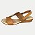 SANDALIA MODARE ANABELA BAIXA CARAMELO FEMININO ADULTO - Imagem 1