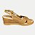 SANDALIA PEGADA ANABELA ALTA COURO CARAMELO FEMININO ADULTO - Imagem 2