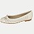 SAPATILHA MOLECA  BICO QUADRADO OFFWHITE FEMININO ADULTO - Imagem 1