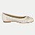 SAPATILHA MOLECA  BICO QUADRADO OFFWHITE FEMININO ADULTO - Imagem 2