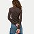 BLUSA HERING MANGA LONGA MALHA CANELADA GOLA MARROM FEMININO ADULTO - Imagem 2