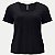 BLUSA LUNENDER HITS REGATA VISCOSE PRETO FEMININO JUVENIL INFANTIL - Imagem 1