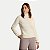 BLUSA LUNENDER MANGA LONGA TRICO BEGE FEMININO ADULTO - Imagem 2