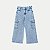 CALÇA HERINGKIDS JEANS CLARO BRUTO CARGO FEMININO INFANTIL - Imagem 1